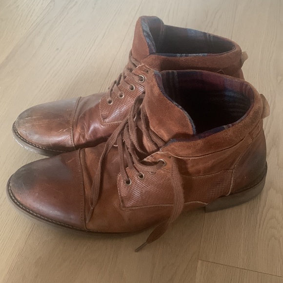 STEVE MADDEN Leather Boots - Picture 2 of 7